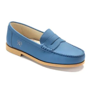 2525 - Sky Blue Sahara Girls School Loafer