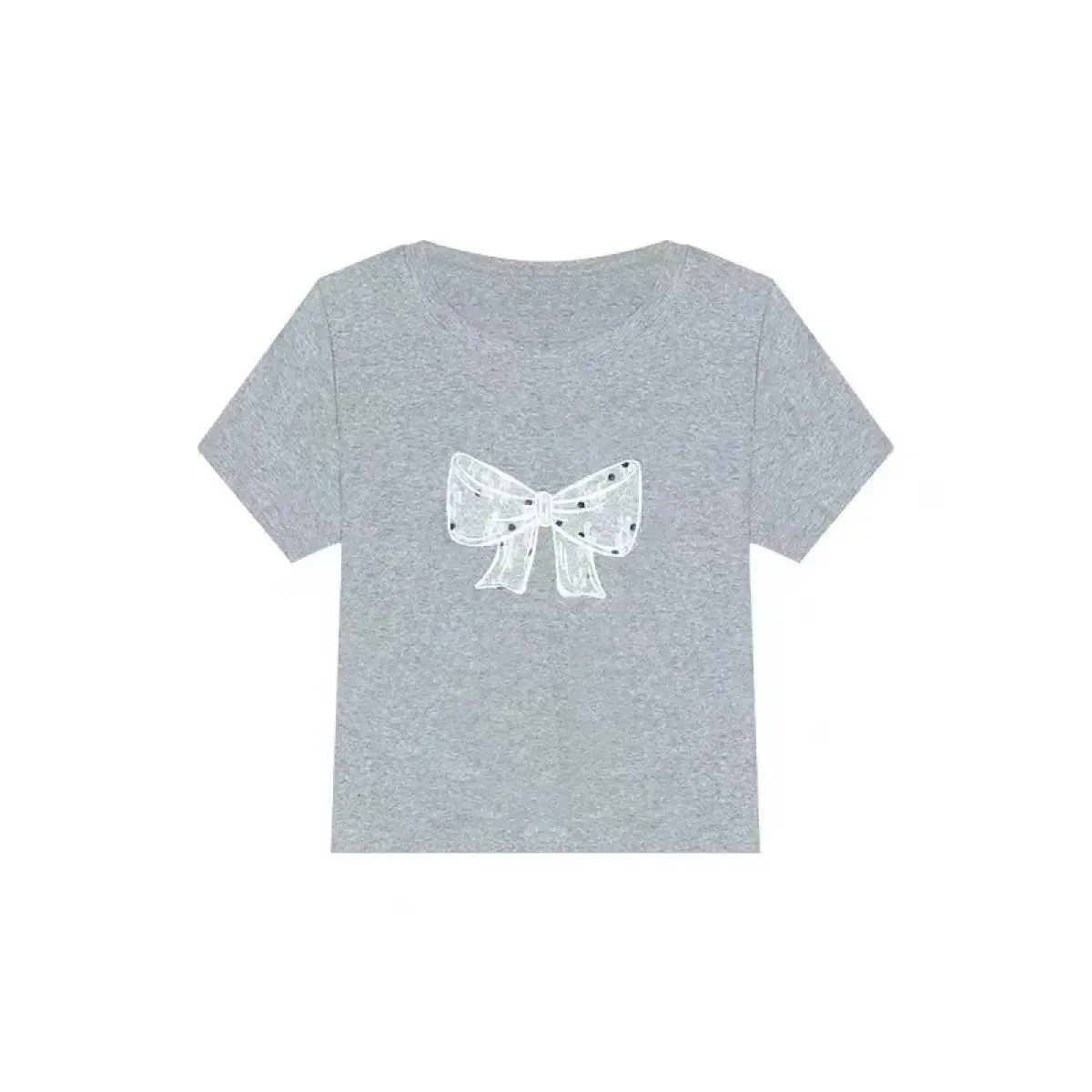 Bow T-Shirt & White Lace Cake Skirt Set – Kawaii Style From Kawaii Stop