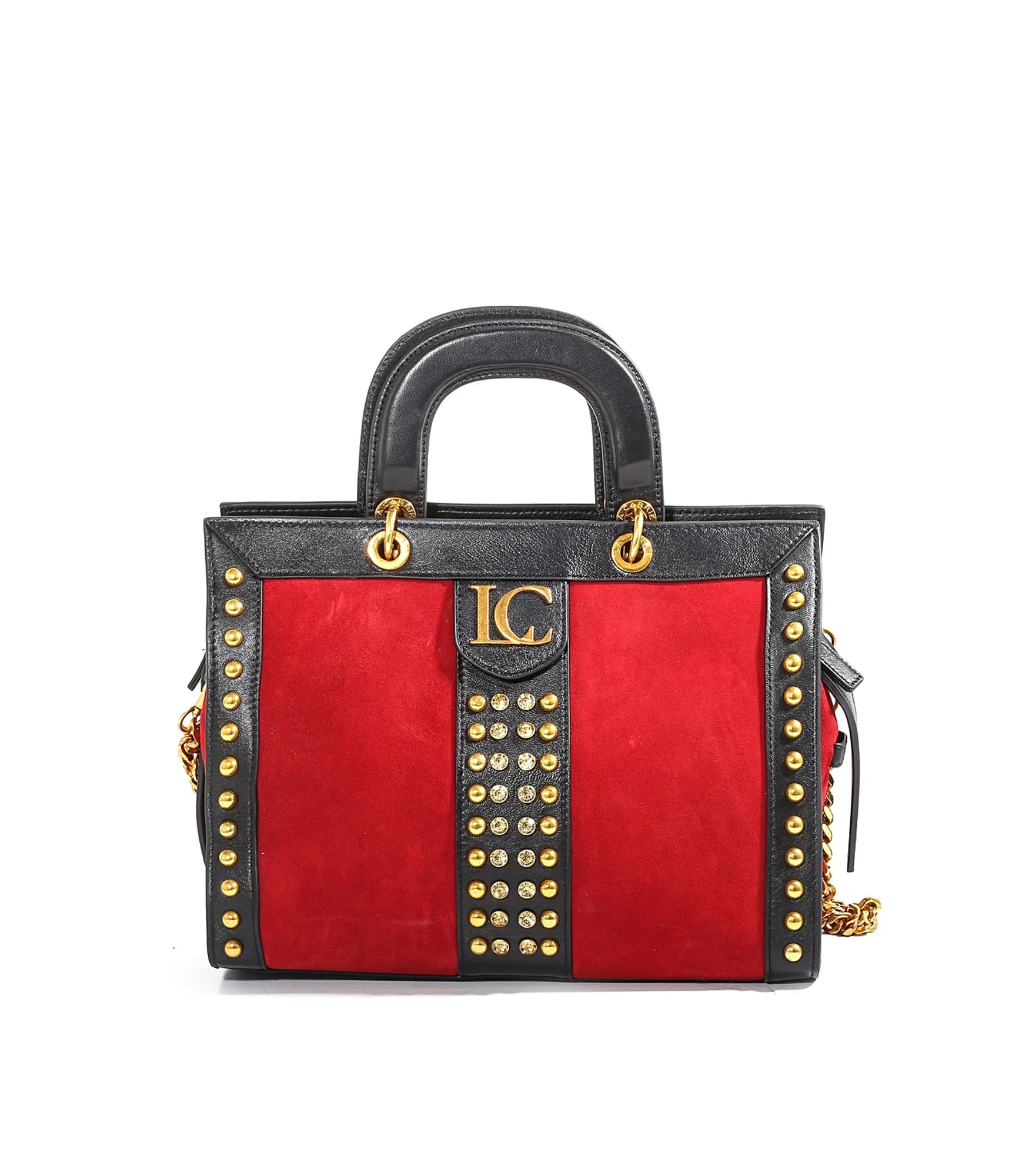 Cara Bag Suede   Leather - Red