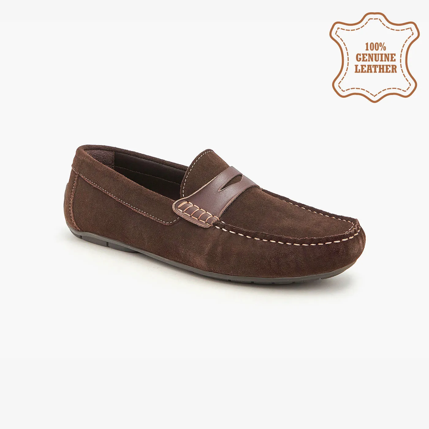 Classic Genuine Leather Loafers for Men