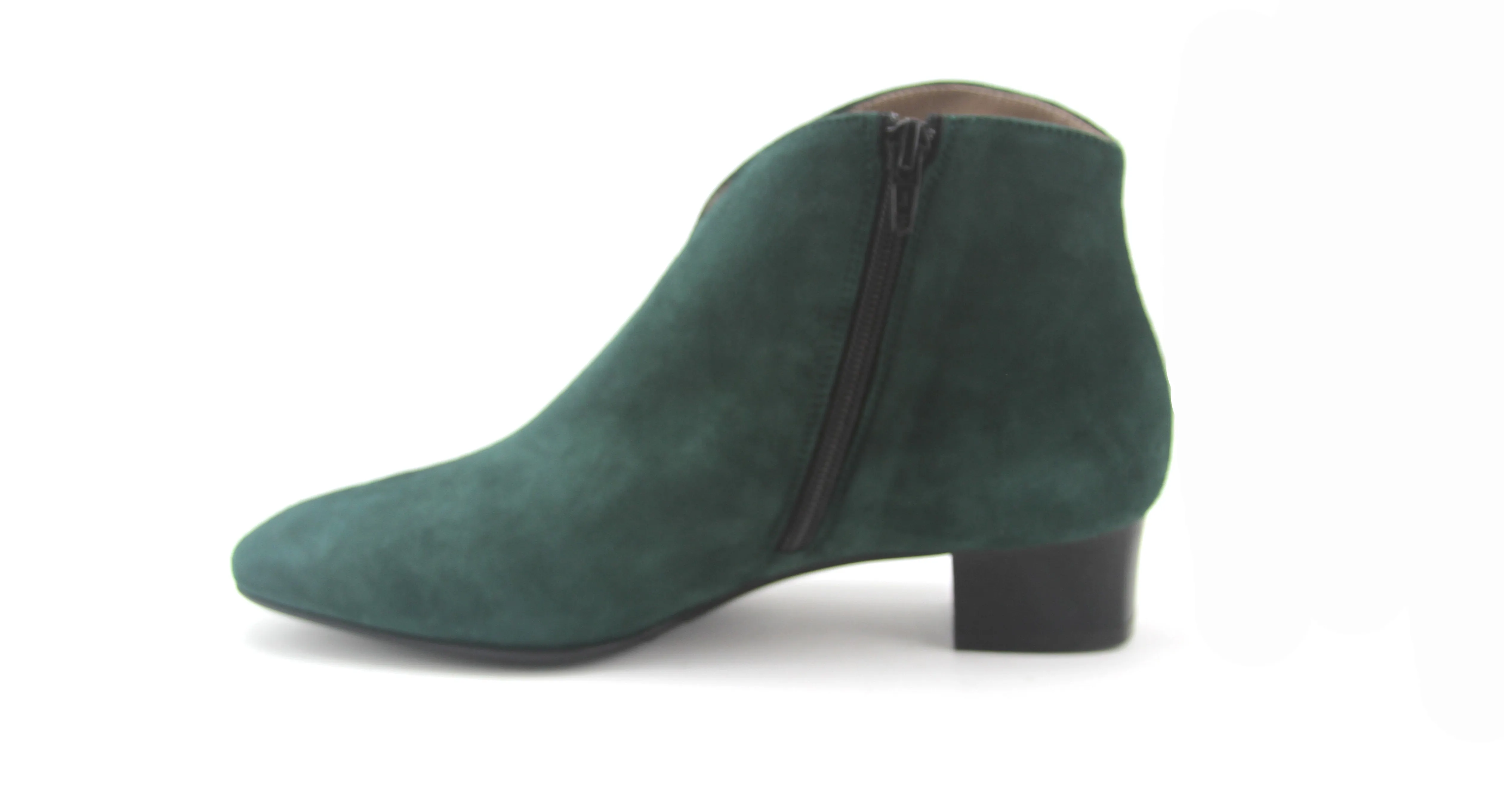 Eva - Hunter Green Suede