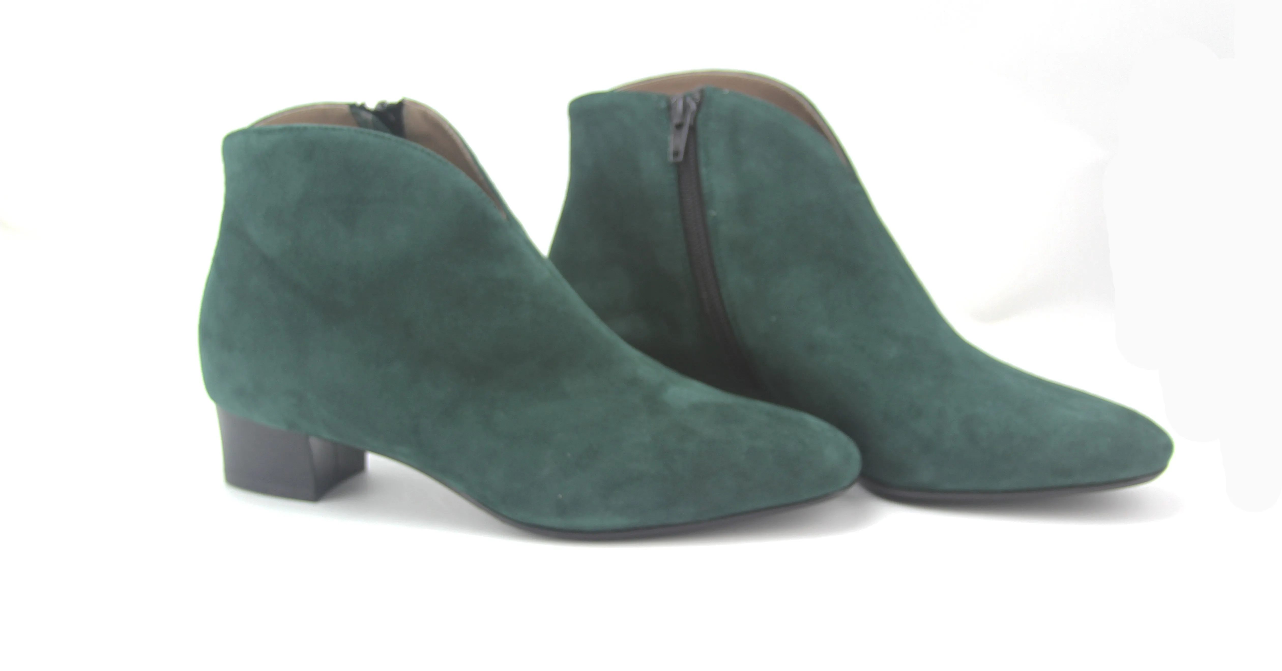 Eva - Hunter Green Suede