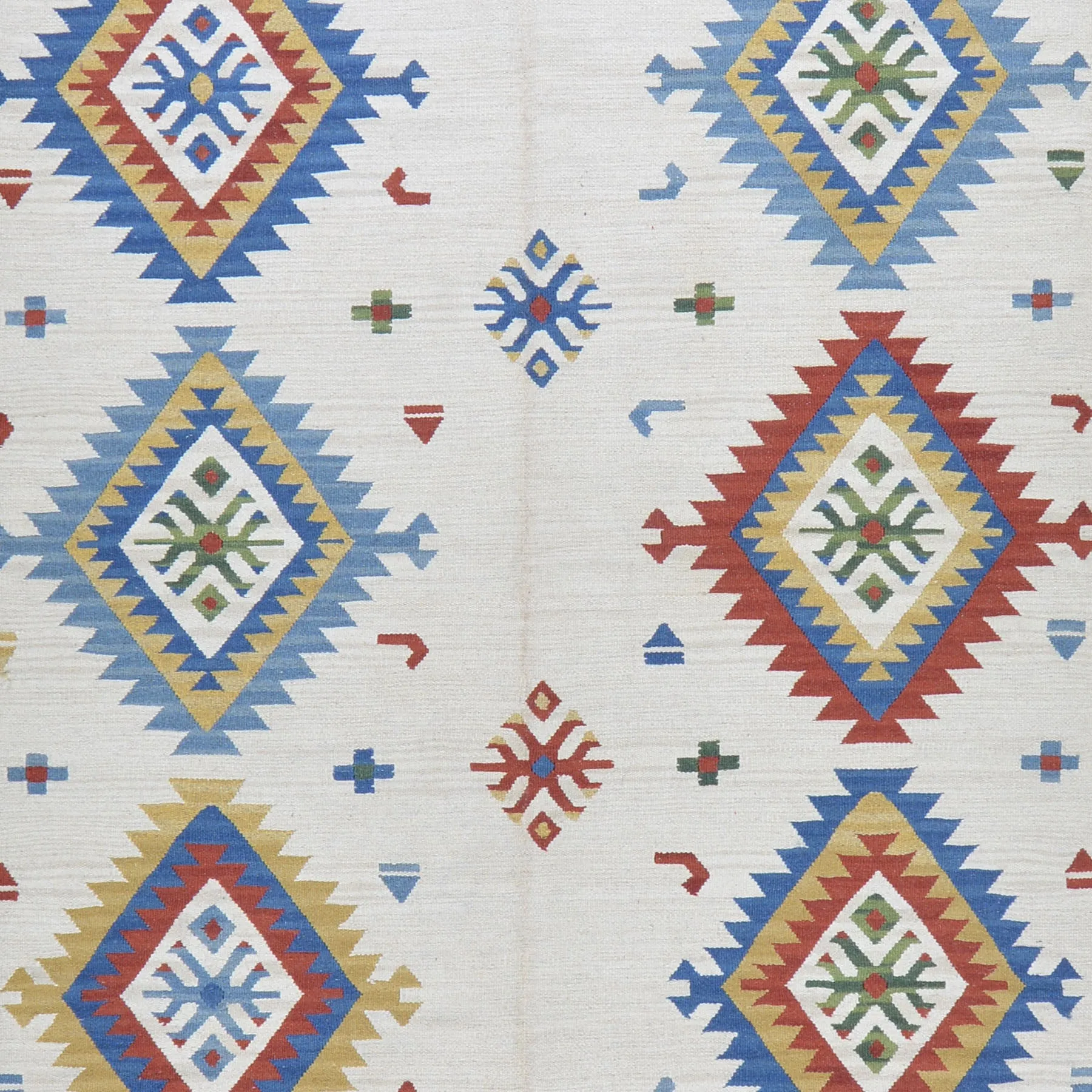 Hand-Woven Reversible Tukish Design Kilim Rug (Size 9.2 X 11.10) Brral-3462