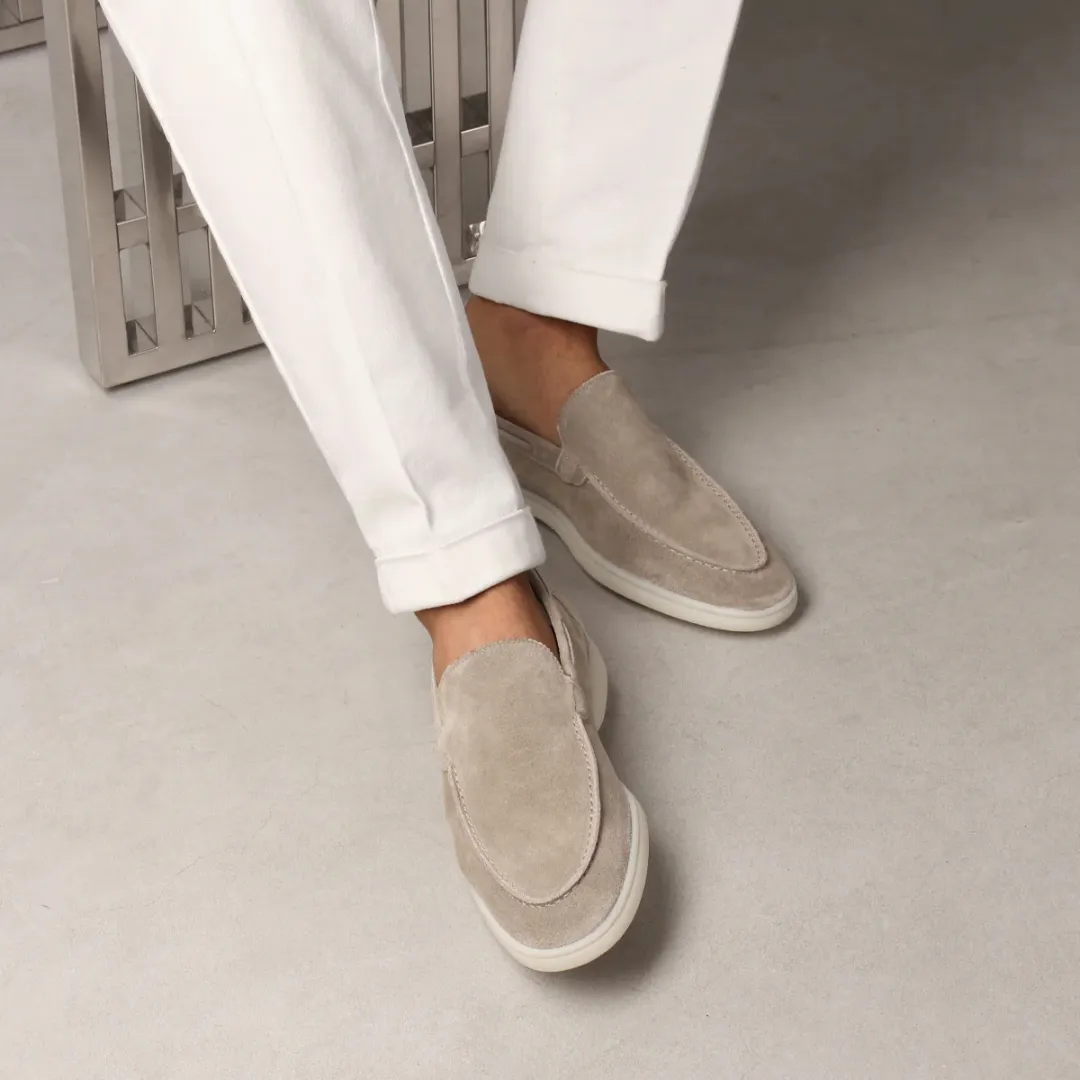Light Grey Yacht Loafers