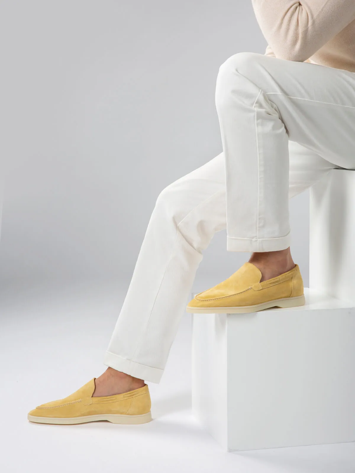 Light Yellow - Yacht Loafers