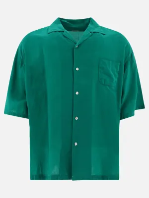 Linen-blend shirt