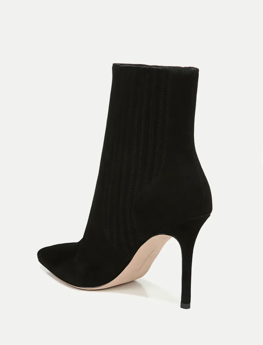 LISA SUEDE STILETTO-HEEL BOOTIE