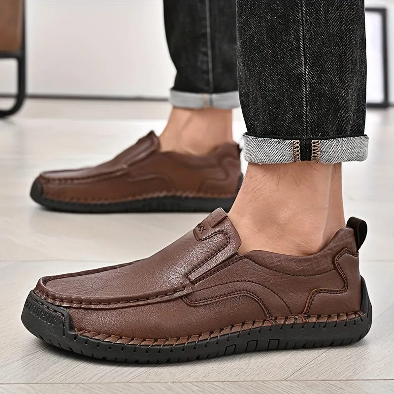 Men's Plus Size Handmade Loafers - Lightweight, Durable,