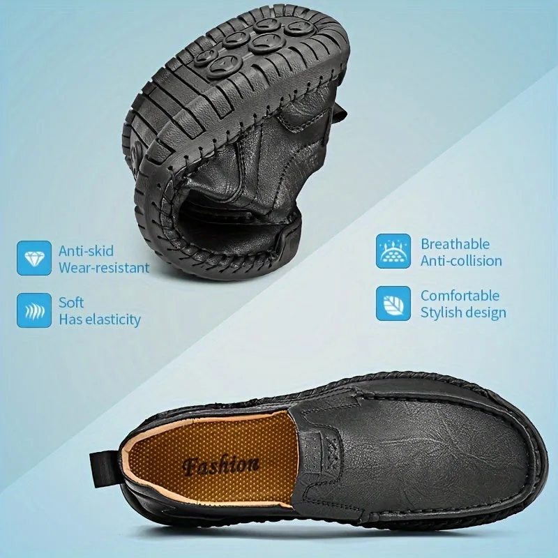 Men's Plus Size Handmade Loafers - Lightweight, Durable,