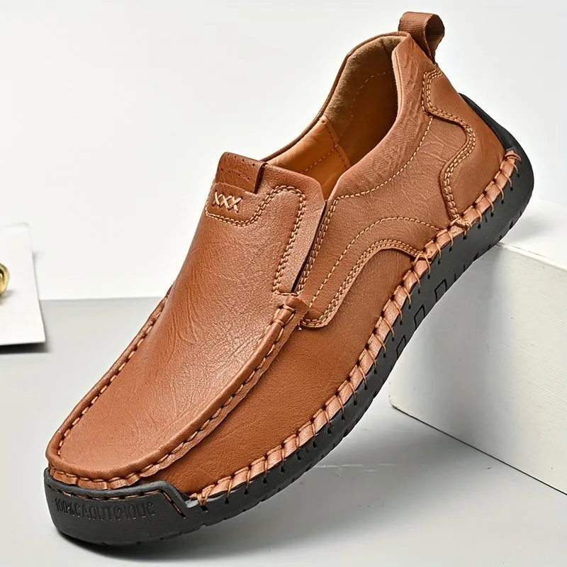 Men's Plus Size Handmade Loafers - Lightweight, Durable,