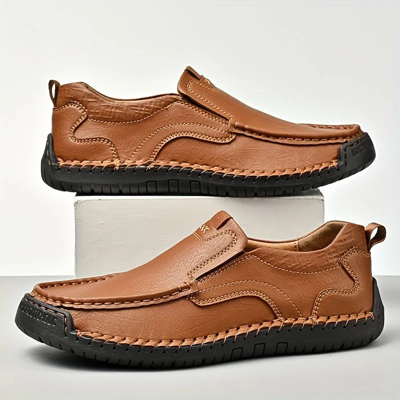 Men's Plus Size Handmade Loafers - Lightweight, Durable,