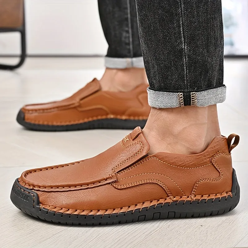 Men's Plus Size Handmade Loafers - Lightweight, Durable,