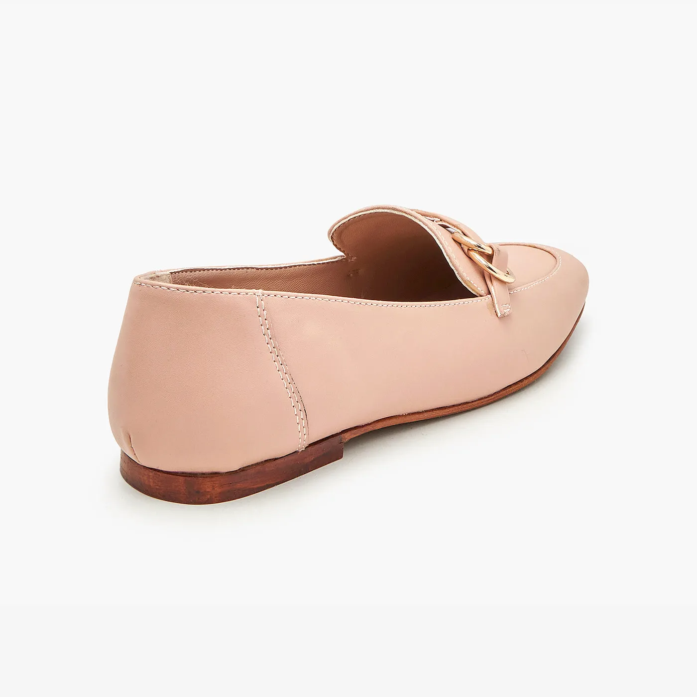 Metallic Ring Loafers