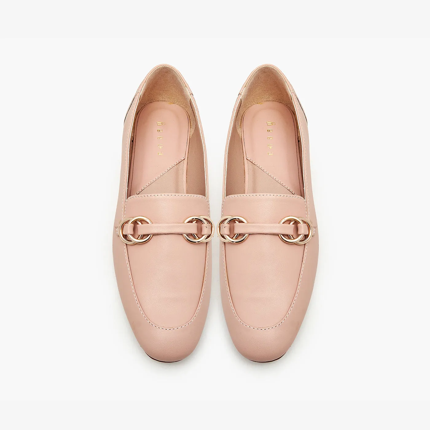 Metallic Ring Loafers