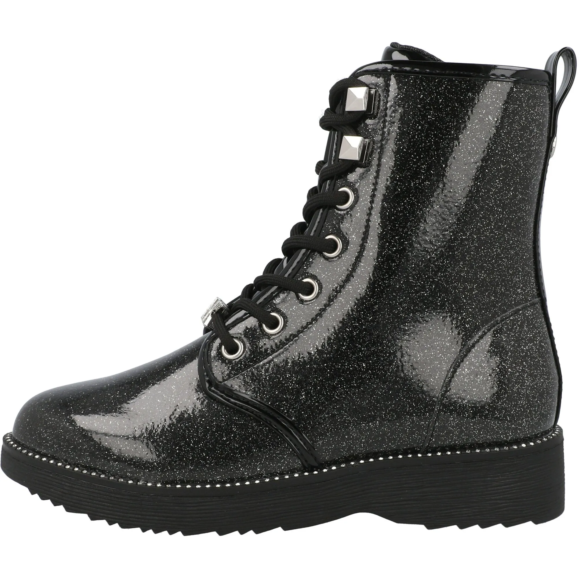 Michael Kors Haskell Black Glitter Boots