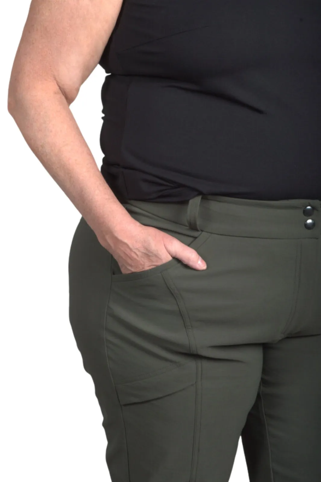 Pantalon Chesapeake Taille Plus - Kaki
