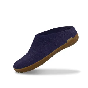 Slip-on with natural rubber sole - honey - Purple
