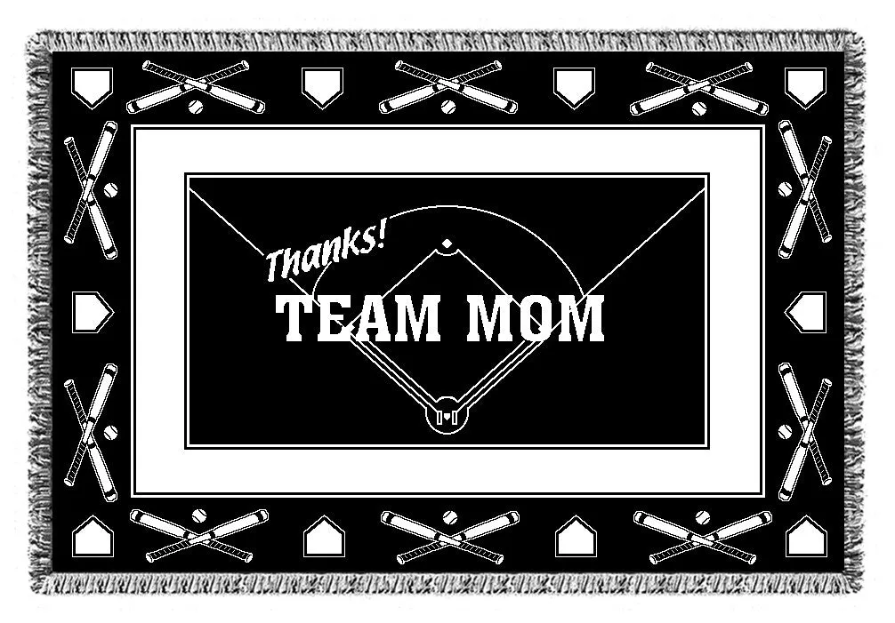 THANKS! Team Mom Woven Blankets