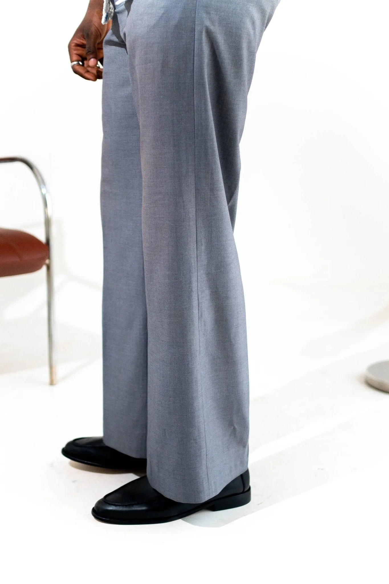 The Grey Cropped Pant