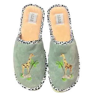 Travel Slippers - Giraffe