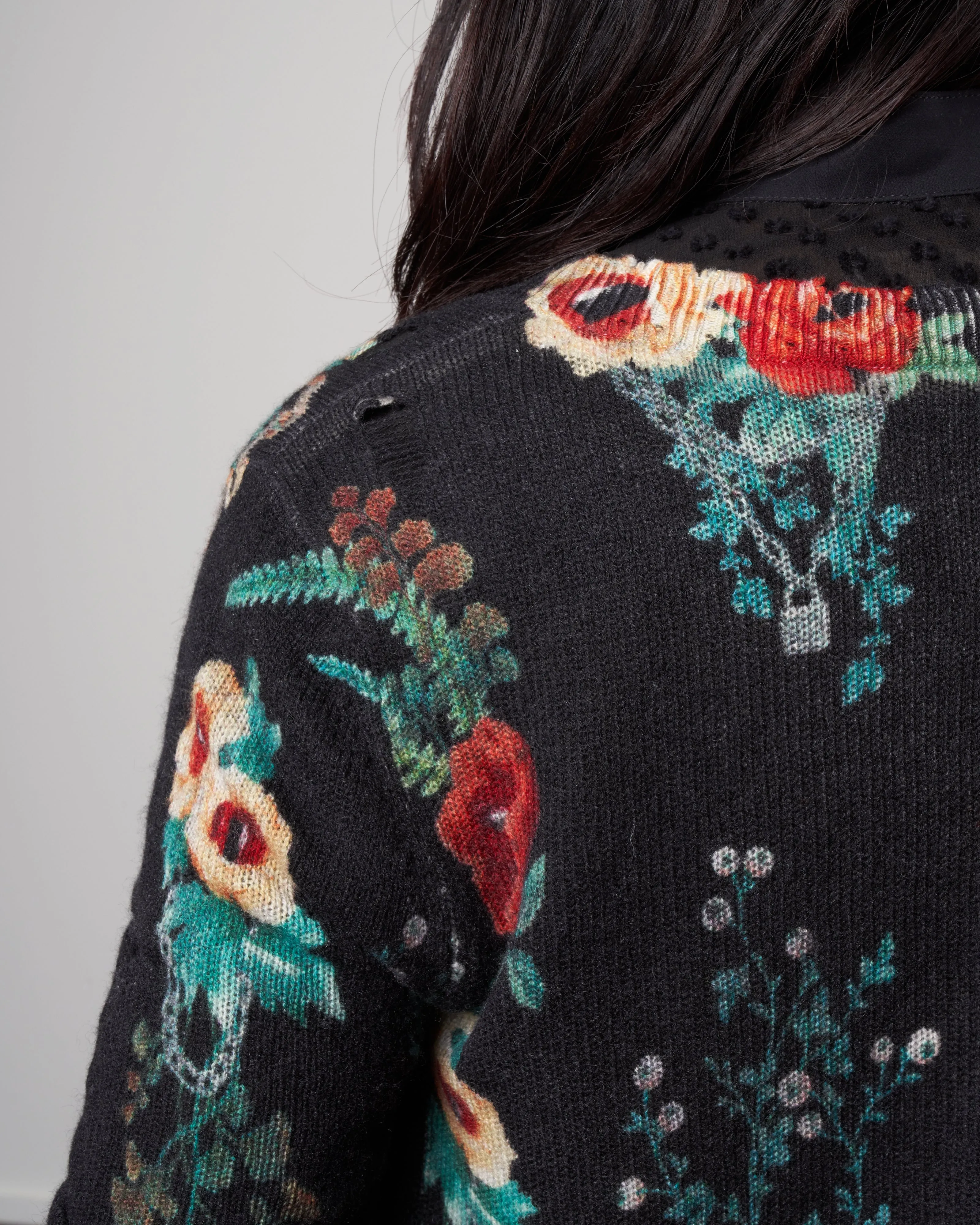 useless treasures baby cardigan - black useless treasures