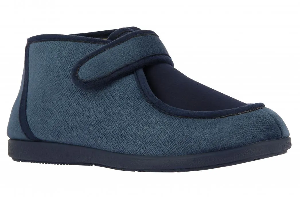 Varomed vital Men's Velcro Slippers 'Maxi', marine