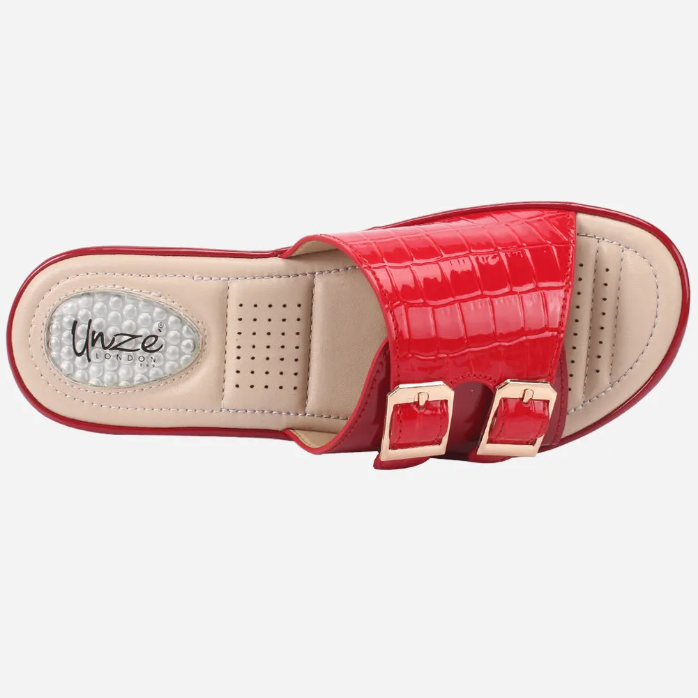 Women "HAZEL" Comfort Open Toe Slippers