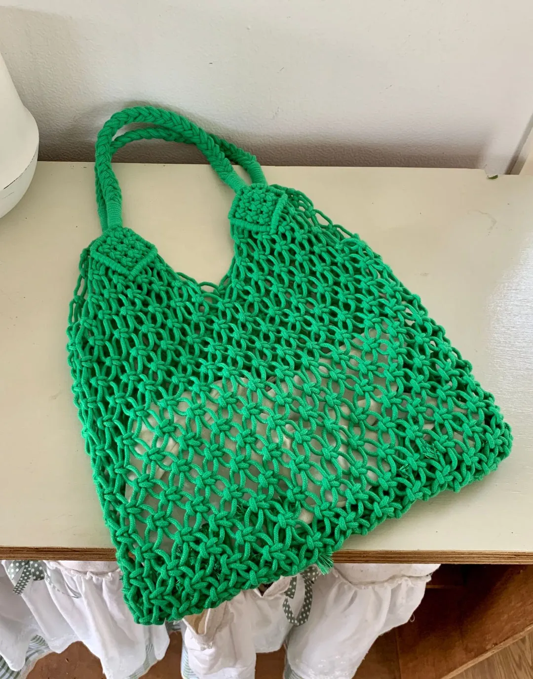Women Woven Tote Large Beach Handmade Weaving Shoulder&Underarm Bag