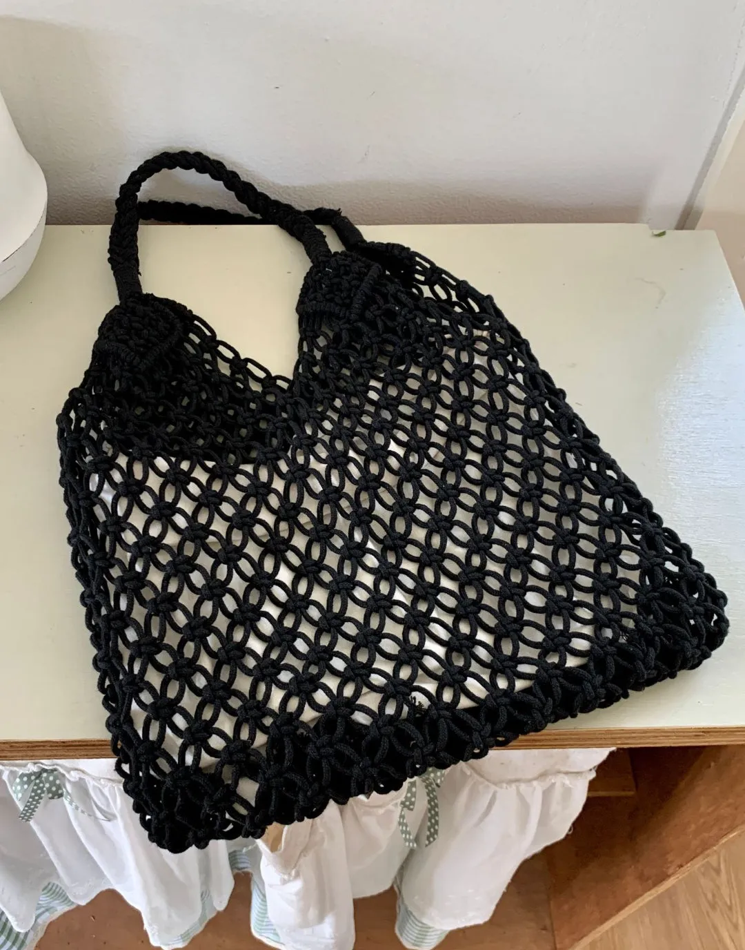 Women Woven Tote Large Beach Handmade Weaving Shoulder&Underarm Bag